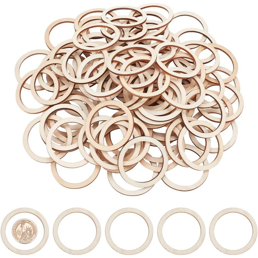 Wood Ring Blank - Peças de madeira inacabadas para a