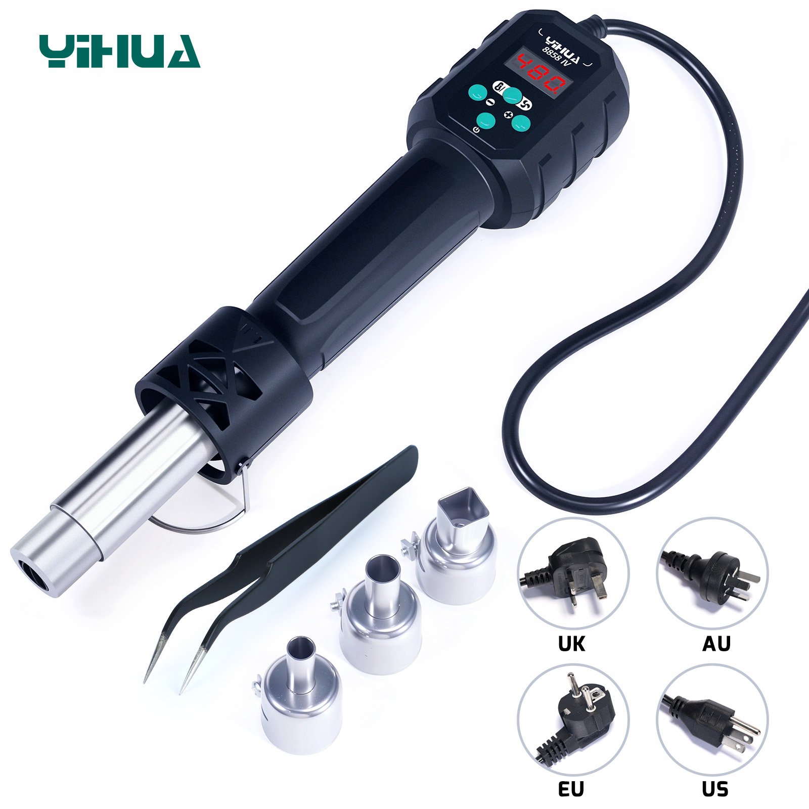 Heat Gun Small - Yihua pistola de ar quente temperatura