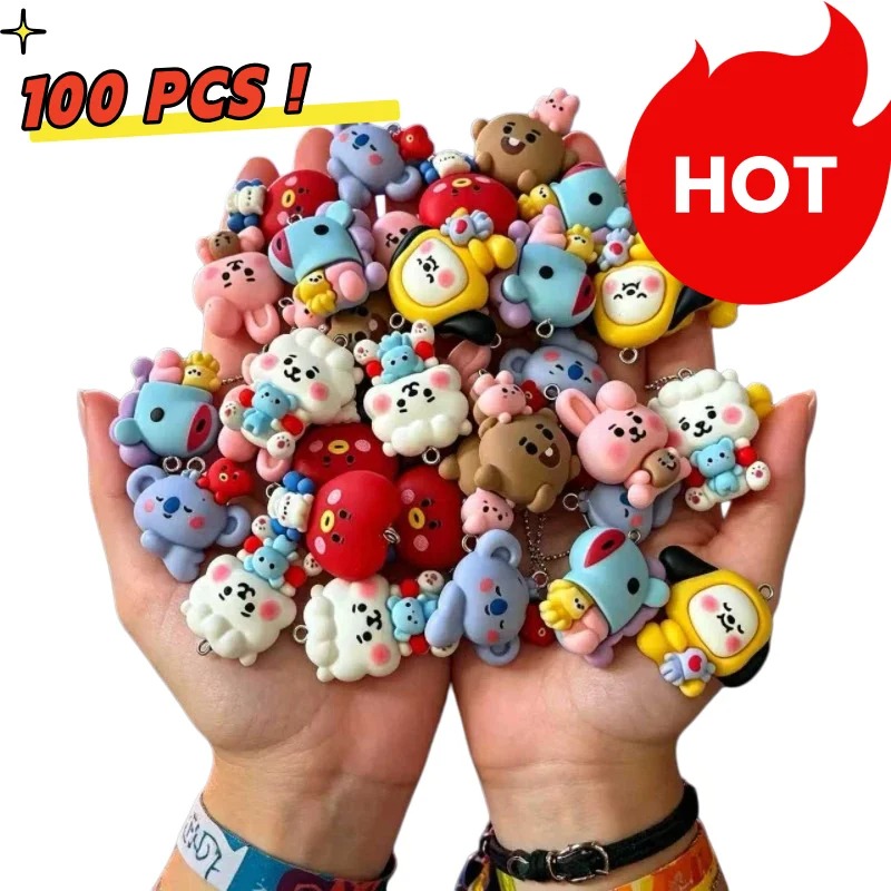 Resin Crafts Diy - 7 peças de pingentes de resina