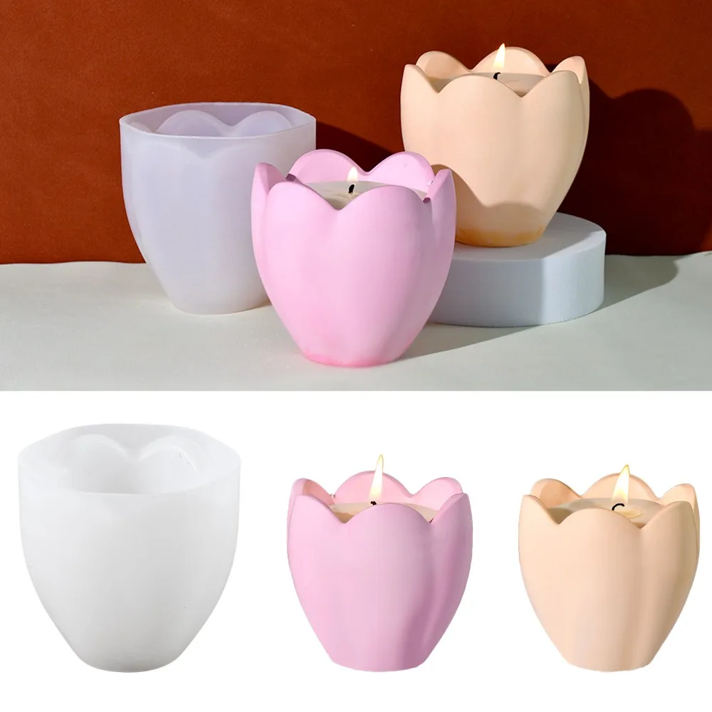 Suporte de vela de tulipa, mol - Flower Preservation Resin avaliação e preço