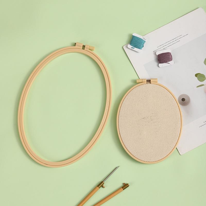 Aros De Bordado Oval De Plásti - Wood Ring Blank avaliação e preço