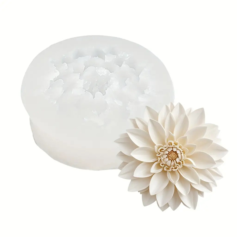 Molde de silicone flor de lótu - Resin Craft Ideas avaliação e preço