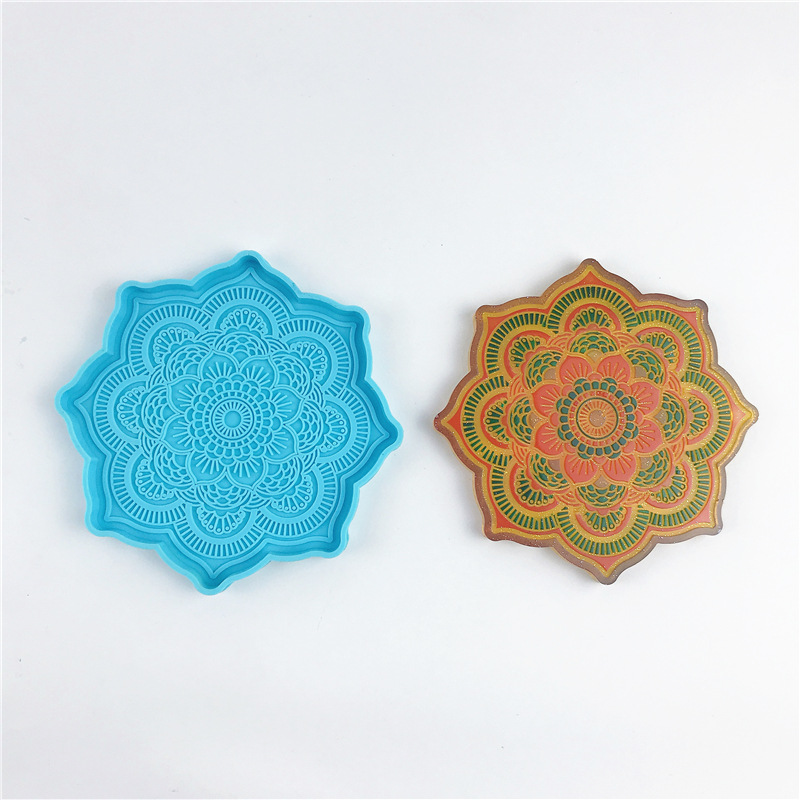 Molde de silicone para porta-c - Coaster Mold Round avaliação e preço