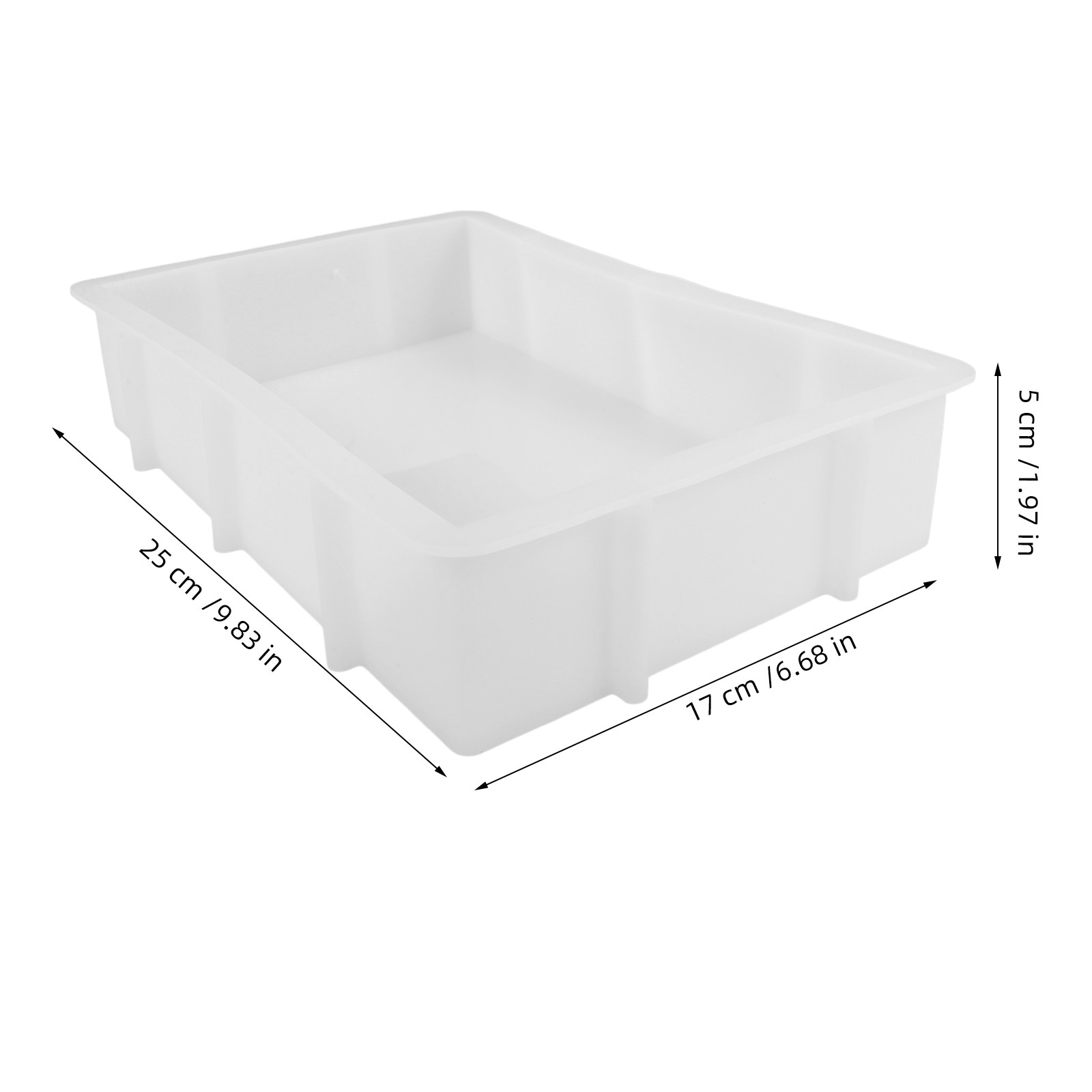 Molde de Silicone Retangular G - Flower Preservation Resin avaliação e preço