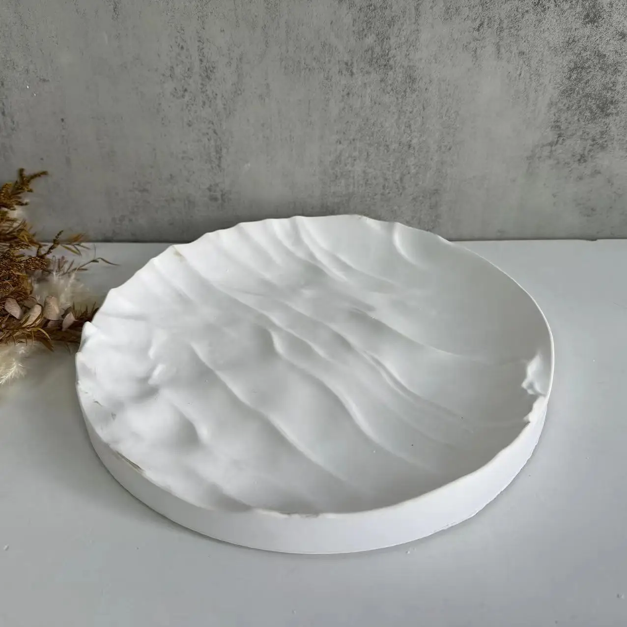 Molde irregular do gesso das o - Coaster Mold Round avaliação e preço