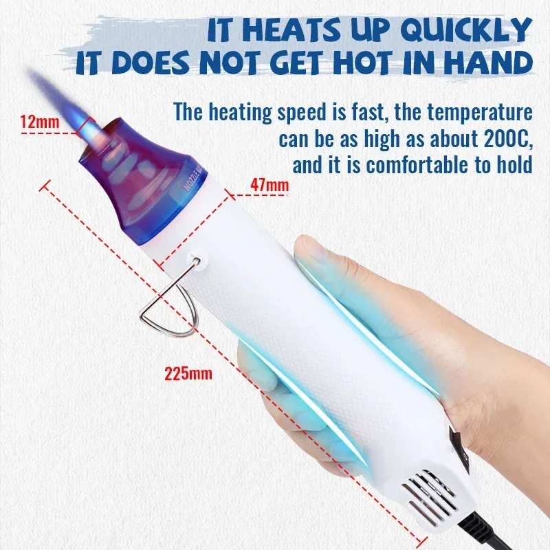 Pistola de ar quente 300w 220v - Heat Gun Small avaliação e preço