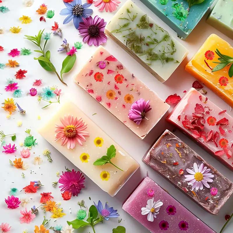Flor colorida mista para molda - Resin Craft Ideas avaliação e preço