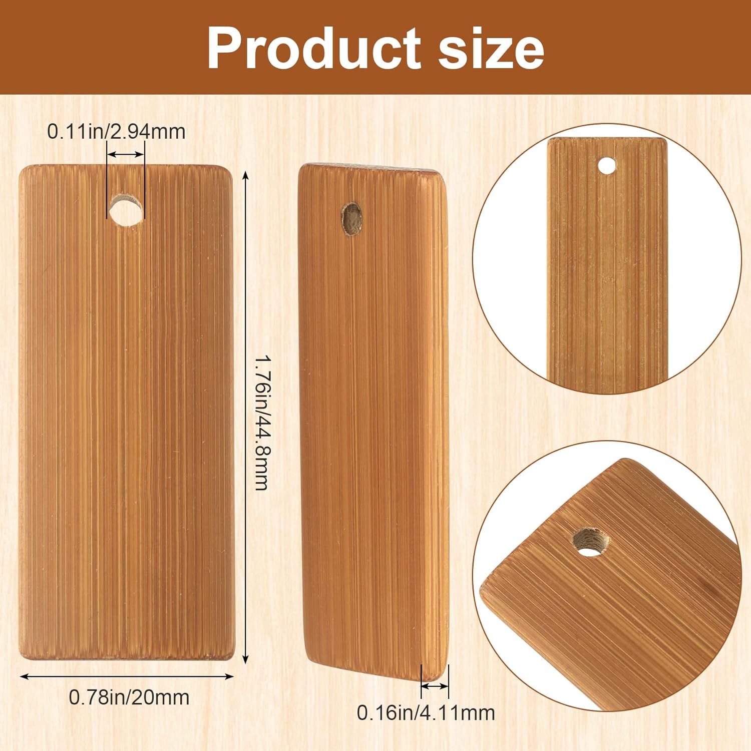 50 peças de madeira natural em - Wood Ring Blank avaliação e preço