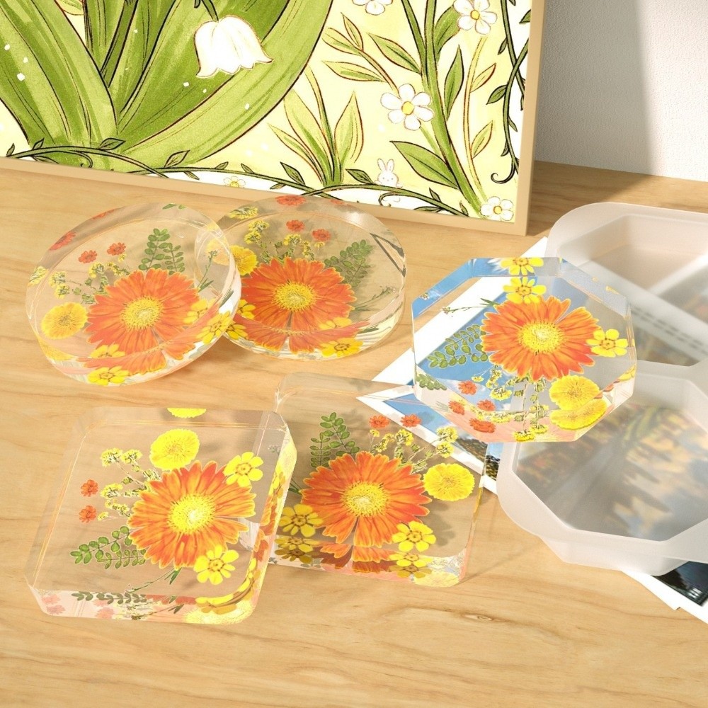 Molde de Silicone Criativo par - Coaster Mold Round avaliação e preço