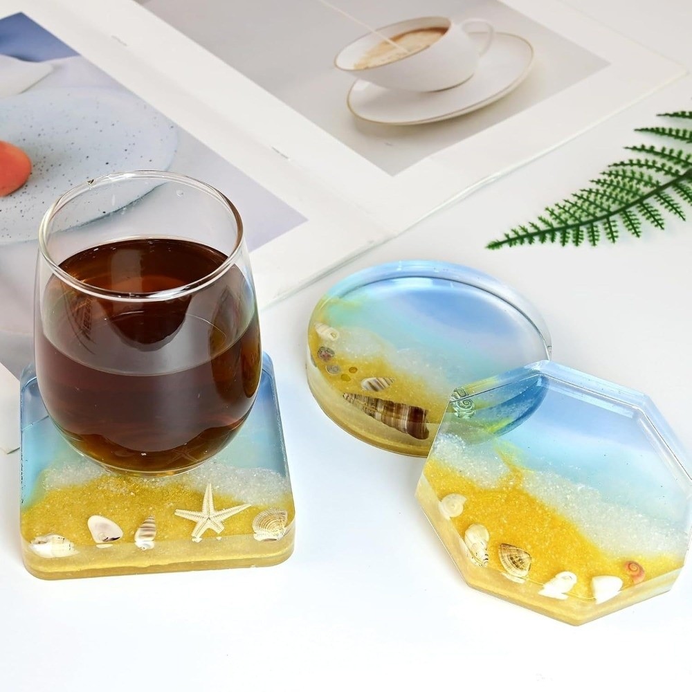 Molde de Silicone Criativo par - Coaster Mold Round avaliação e preço