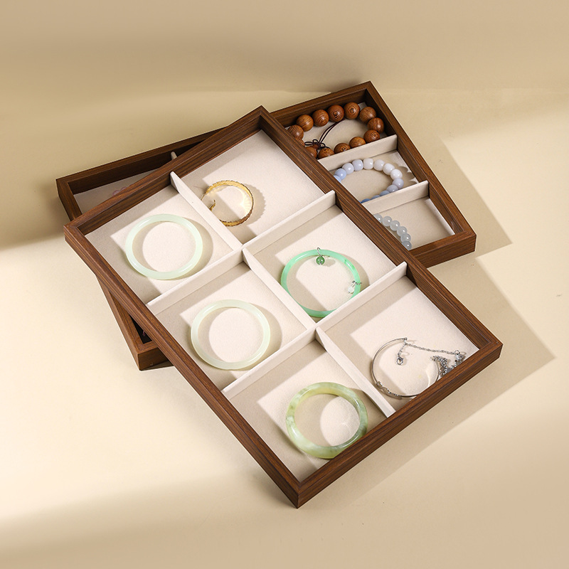 Bandeja de exibição de jóias d - Wood Ring Blank avaliação e preço