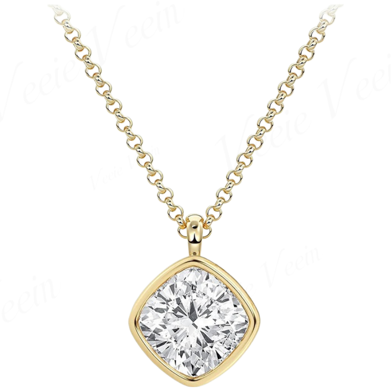 Colar com Pingente de Moissani - Bezels Set Pendant avaliação e preço